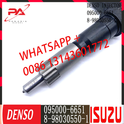 ISUZU 8-98030550-1 এর জন্য ডেনসো ডিজেল কমন রেল ইনজেক্টর 095000-6651