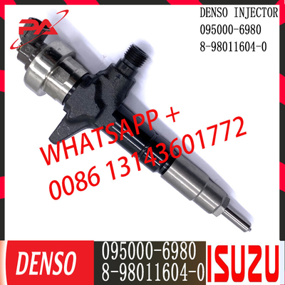 ISUZU 8-98011604-0 এর জন্য ডেনসো ডিজেল কমন রেল ইনজেক্টর 095000-6980