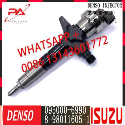 ISUZU 8-98011605-1 এর জন্য ডেনসো ডিজেল কমন রেল ইনজেক্টর 095000-6990