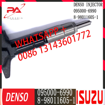 ISUZU 8-98011605-1 এর জন্য ডেনসো ডিজেল কমন রেল ইনজেক্টর 095000-6990