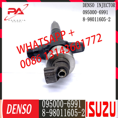 ISUZU 8-98011605-2 এর জন্য ডেনসো ডিজেল কমন রেল ইনজেক্টর 095000-6991