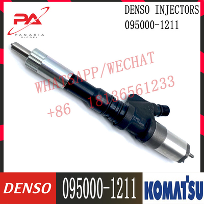 Excavator Parts Engine SA6D125E Komatsu Fuel Injectors Nozzle Assy 6156-11-3300 095000-1211 PC400 এর জন্য