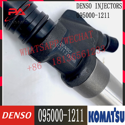 Excavator Parts Engine SA6D125E Komatsu Fuel Injectors Nozzle Assy 6156-11-3300 095000-1211 PC400 এর জন্য