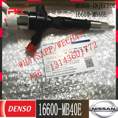 NISSAN 16600-VM00A 16600-VM00D 16600-MB40E এর জন্য জেনুইন কমন রেল ইনজেক্টর 095000-6240 095000-6243 ফুয়েল ইনজেক্টর