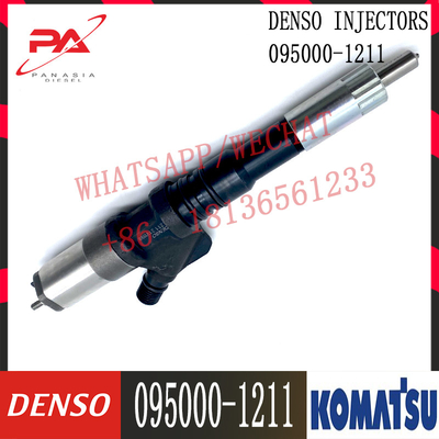 Komatsu SA6D125E PC400-7 PC450-7 এর জন্য 095000-1211 ডিজেল ফুয়েল ইনজেক্টর 6156-11-3300