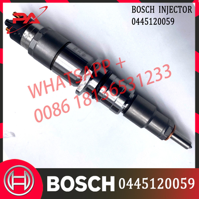 Komatsu কামিন্স SAA6D107E-1 3976372 এর জন্য Bosch ডিজেল কমন রেল ইনজেক্টর 0445120059